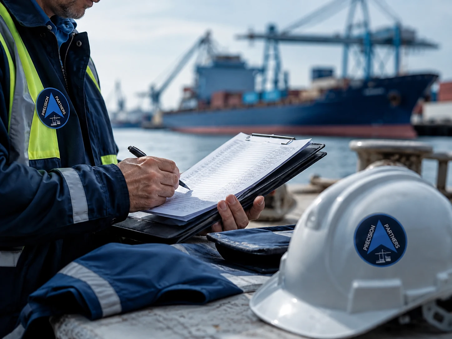 Inspection checklist and safety equipment
